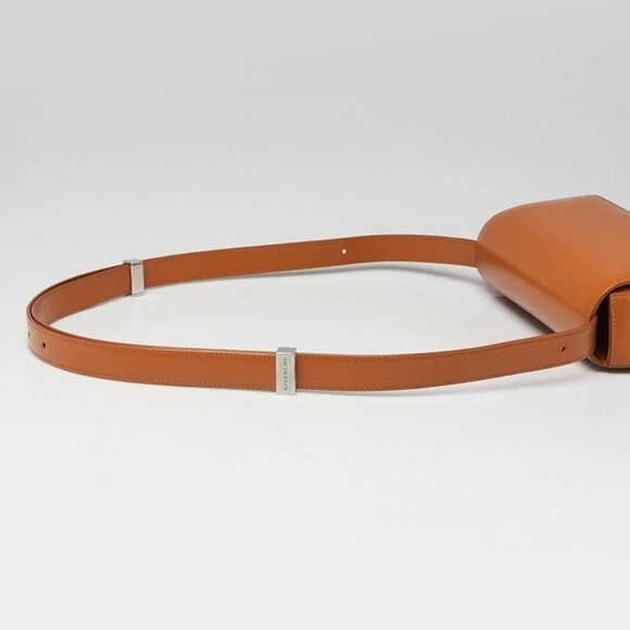 Givenchy Chestnut Smooth Leather 4G Crossbody Bag - Picture 8 of 12